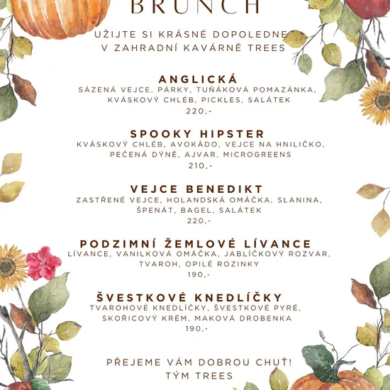 Dopolední Brunch ÚT - NE  Dopolední Brunch ÚT - NE